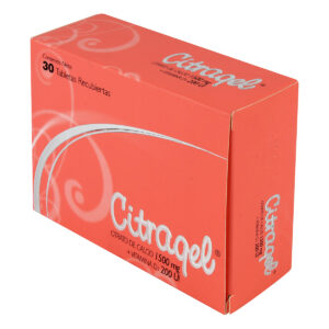 CITRAGEL 1500 MG/200 UI 30 TBS RECUBIER.