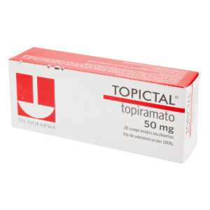 TOPICTAL 50 MG 28 TABLETAS 27524