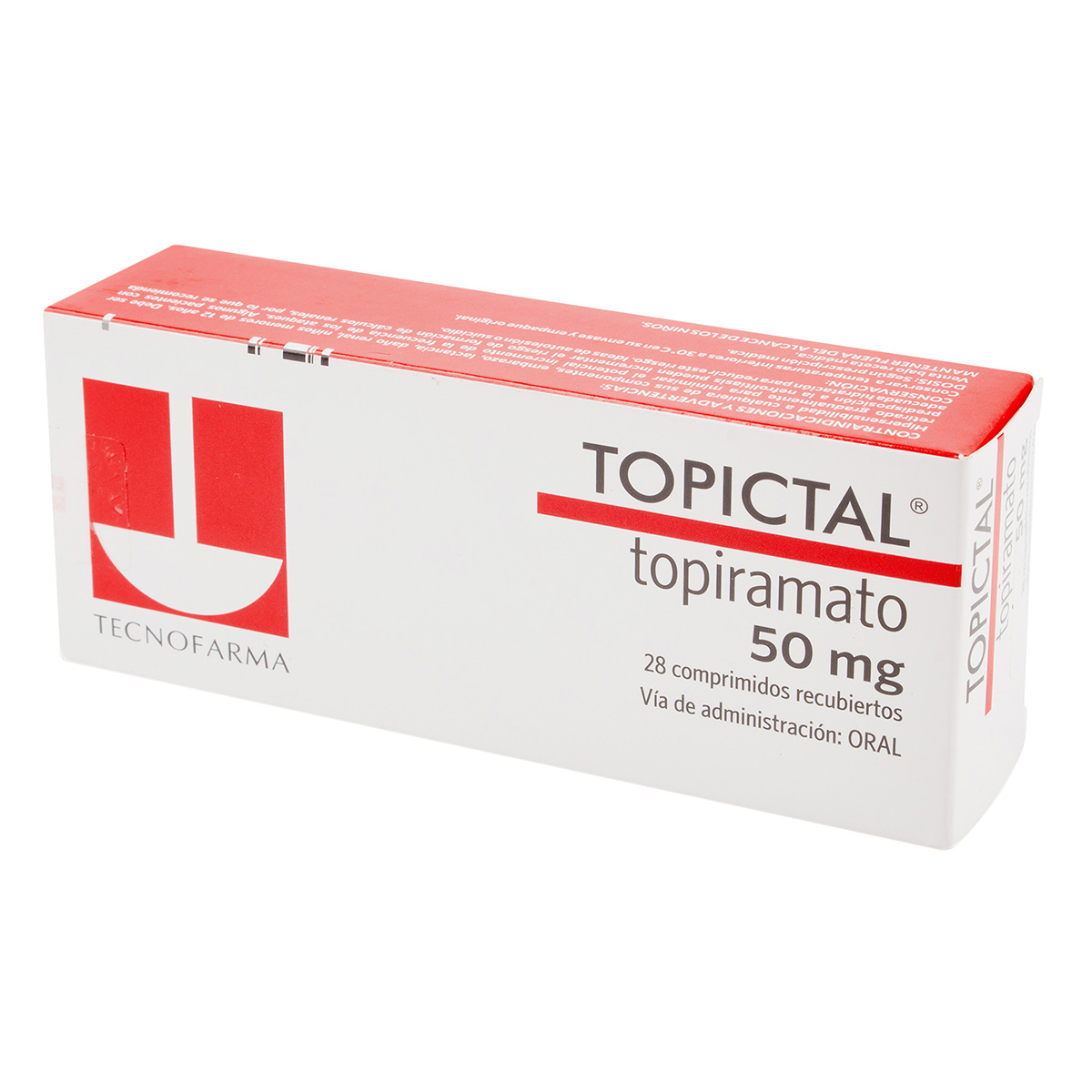 TOPICTAL 50 MG 28 TABLETAS 27524