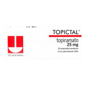 TOPICTAL 25 MG 28 TABLETAS 13762
