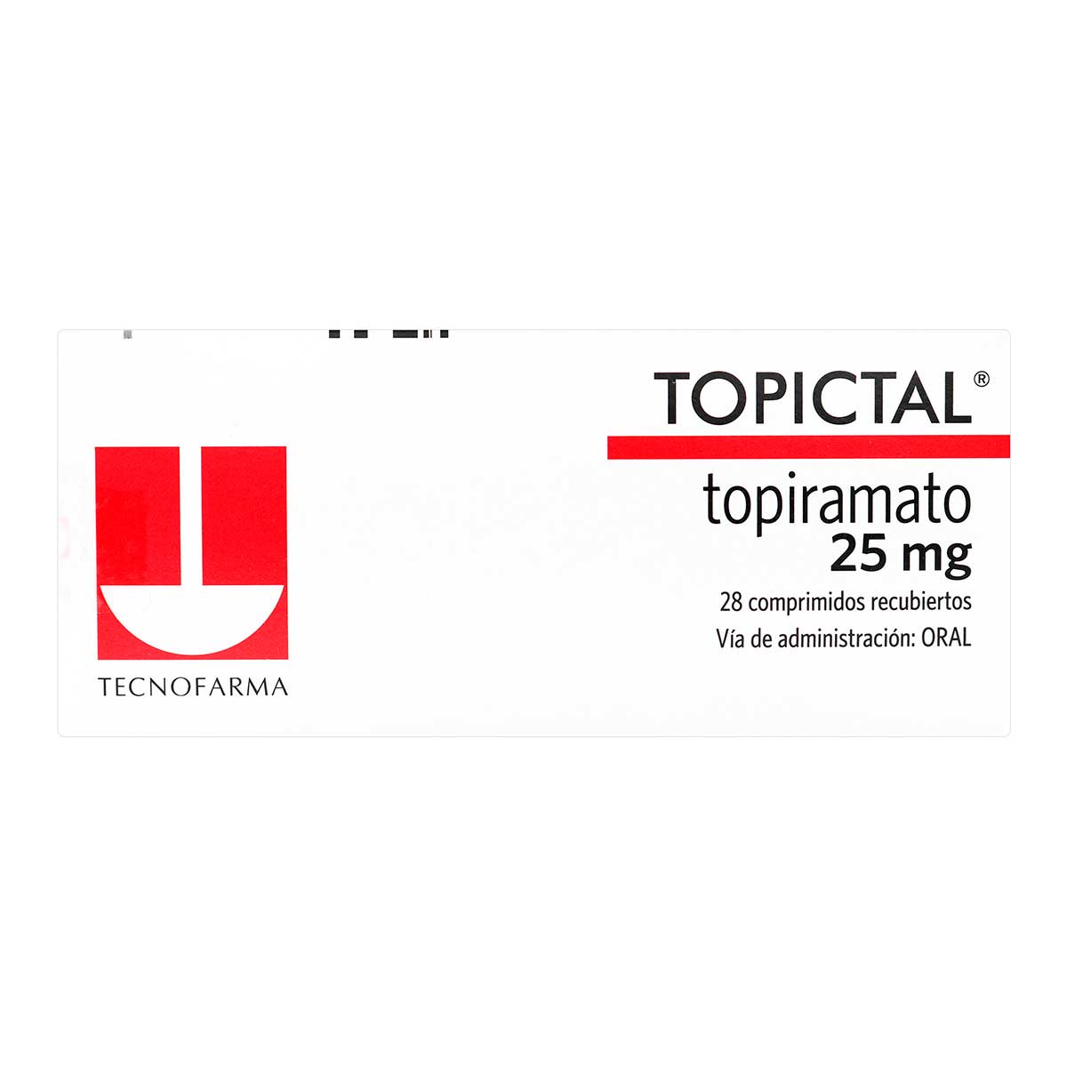 TOPICTAL 25 MG 28 TABLETAS 13762