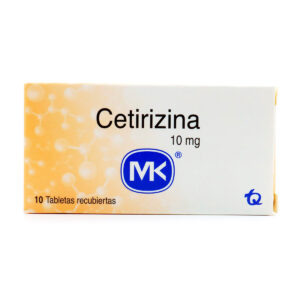 CETIRIZINA 10 MG 10 TABLETAS MK