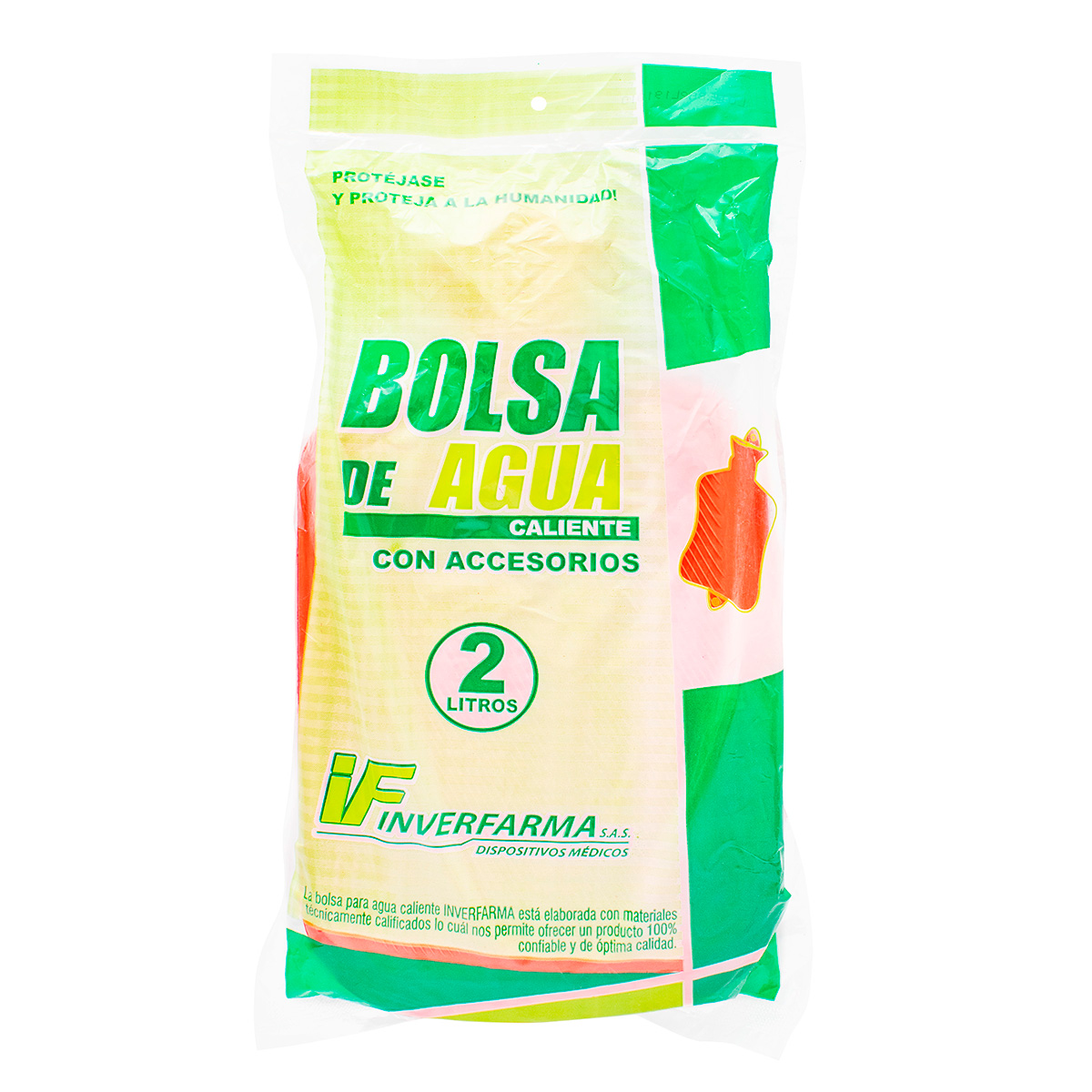 BOLSA AGUA CALIENTE 2 LT C/ACCES.INVERFA