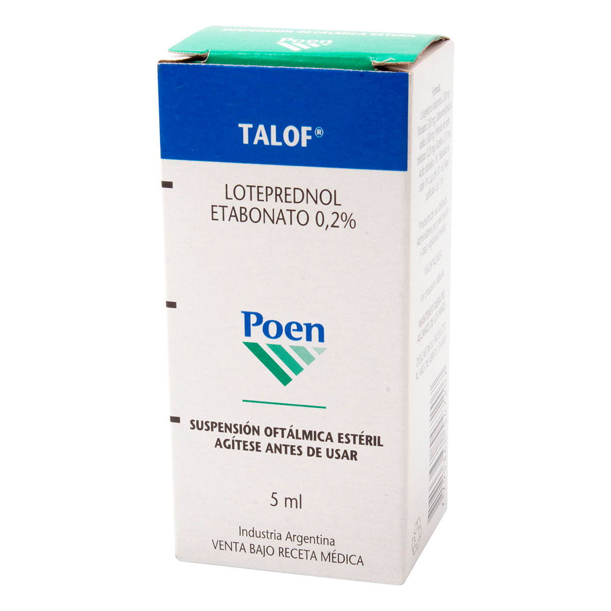 TALOF 0.2% SUSPENSION OFT.5 ML