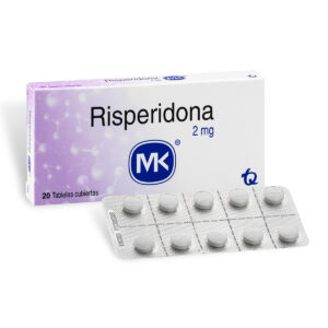 RISPERIDONA 2 MG 20 TBS MK18089