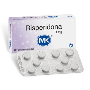 RISPERIDONA 1 MG 20 TABLETAS MK 9045