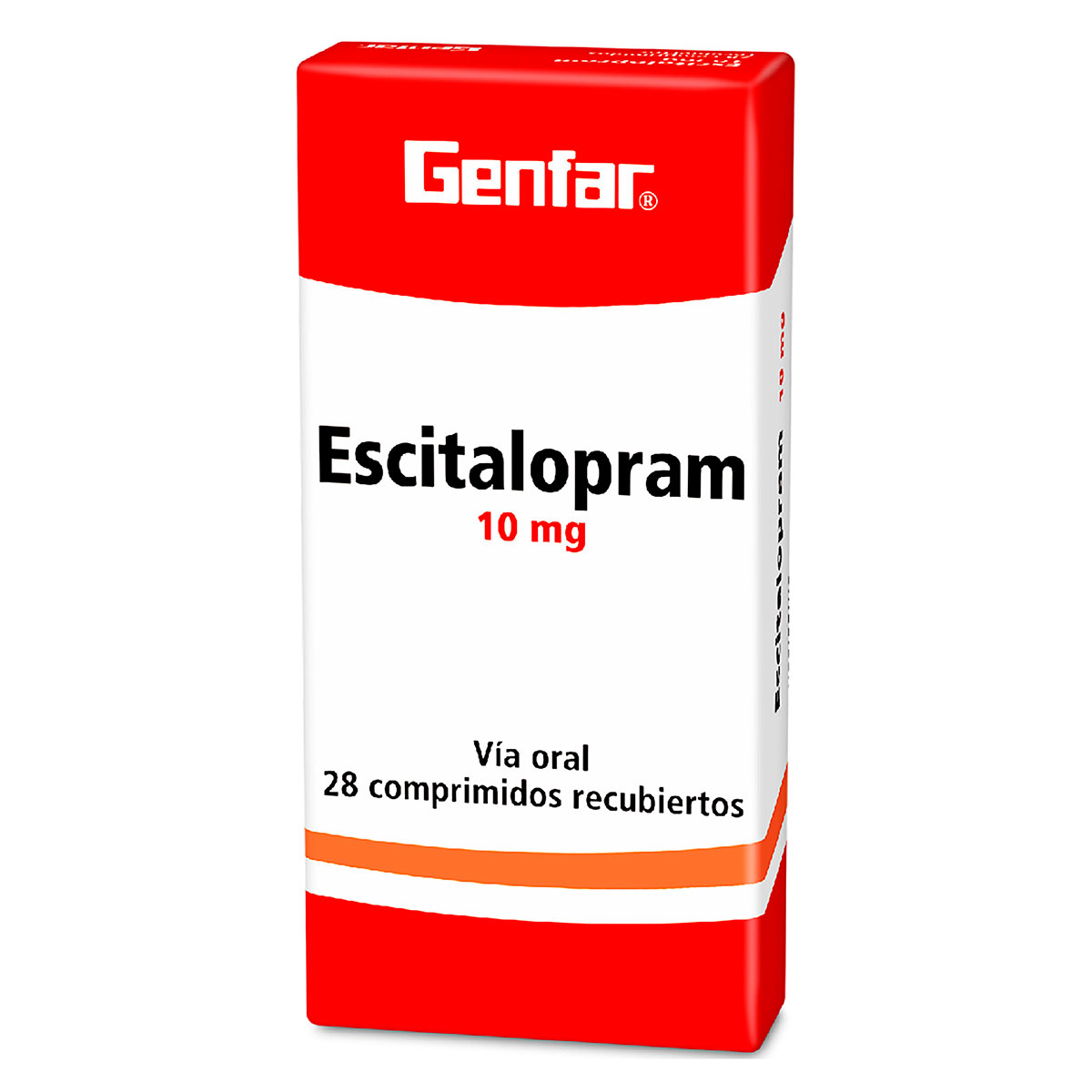 ESCITALOPRAM 10 MG 28 TABLETAS GF