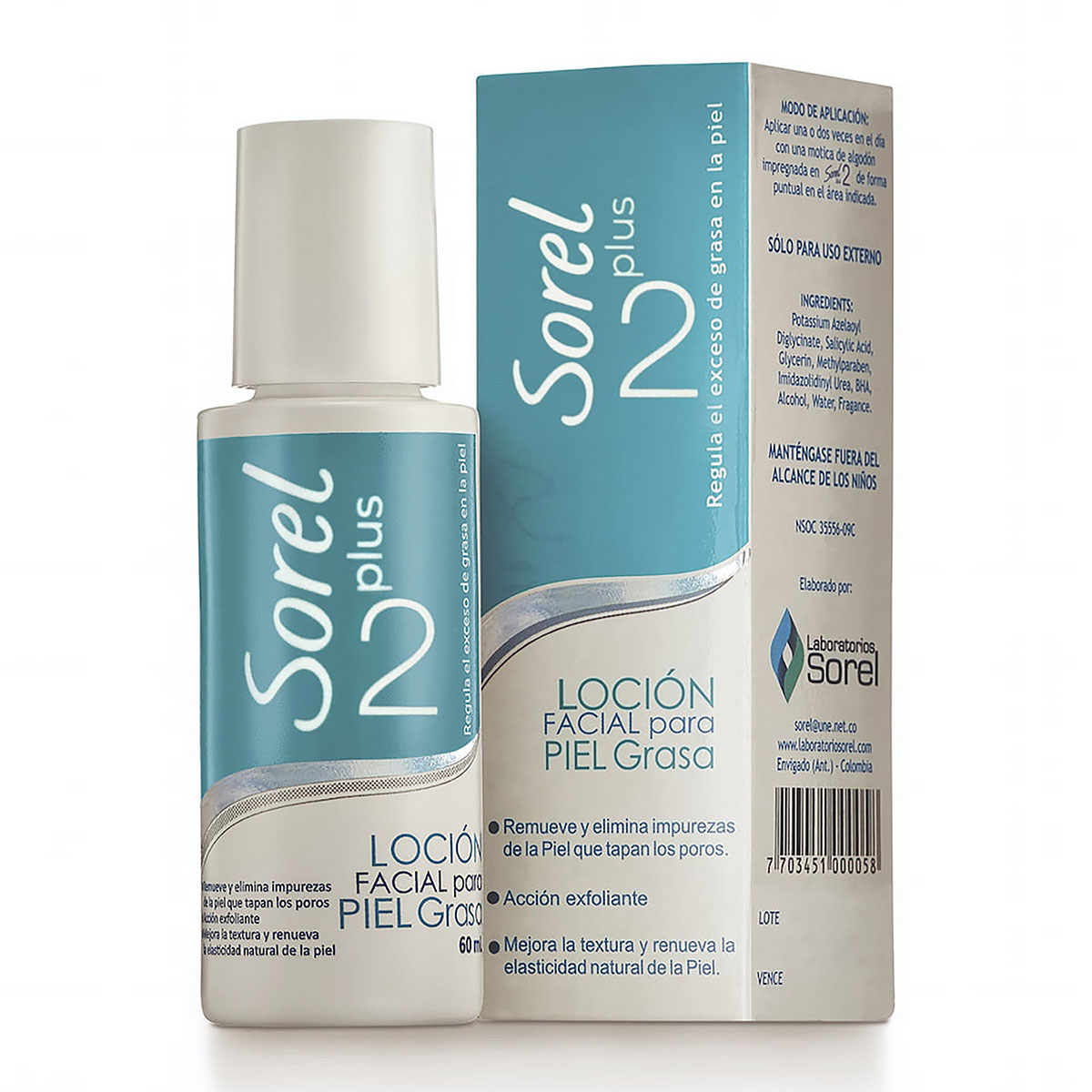SOREL LOCION PLUS 2 60 ML