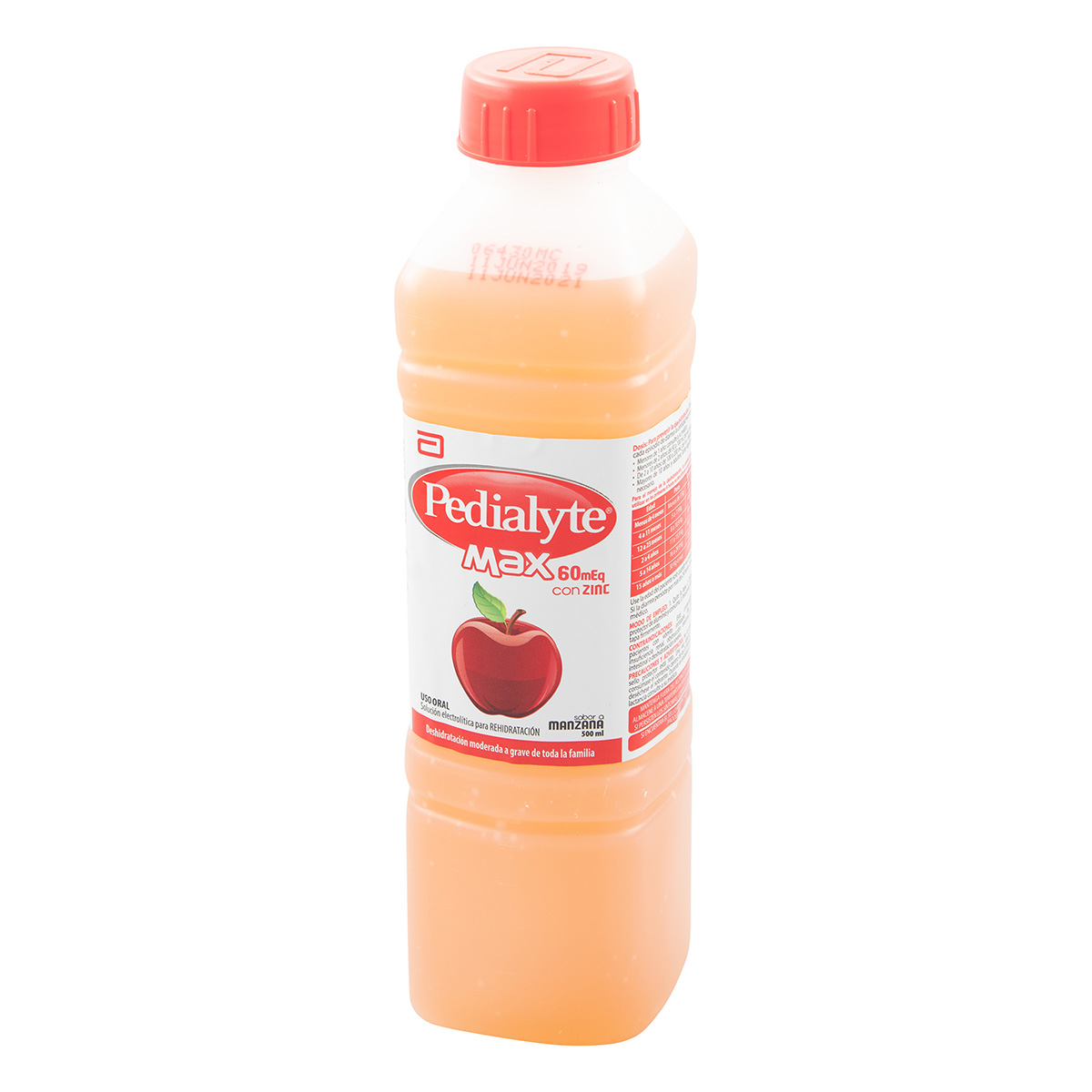 PEDIALYTE ZINC 60 MANZANA 500 ML(PDC)