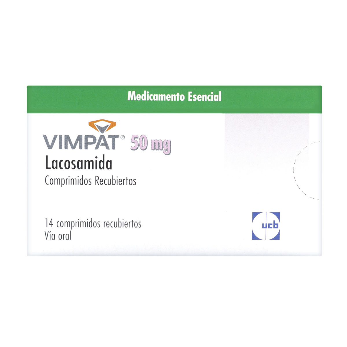 VIMPAT 50 MG CJ X 14 COMP.38409
