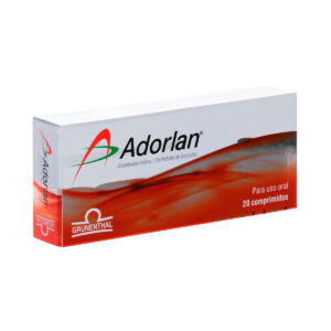 ADORLAN 25 MG 20 CAPSULAS