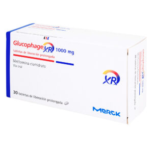 GLUCOPHAGE XR 1000 MG 30 TB