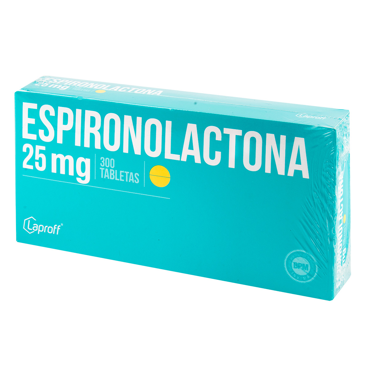 ESPIRONOLACTONA 25 MG 300 TABLETAS LP