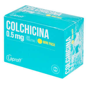 COLCHICINA 0.5 MG 300 TABLETAS LP