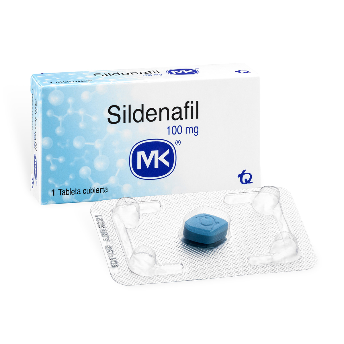 SILDENAFIL 100 MG 1 TABLETA MK