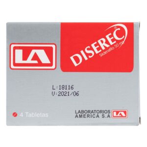 DISEREC 50 MG 4 TBS LA