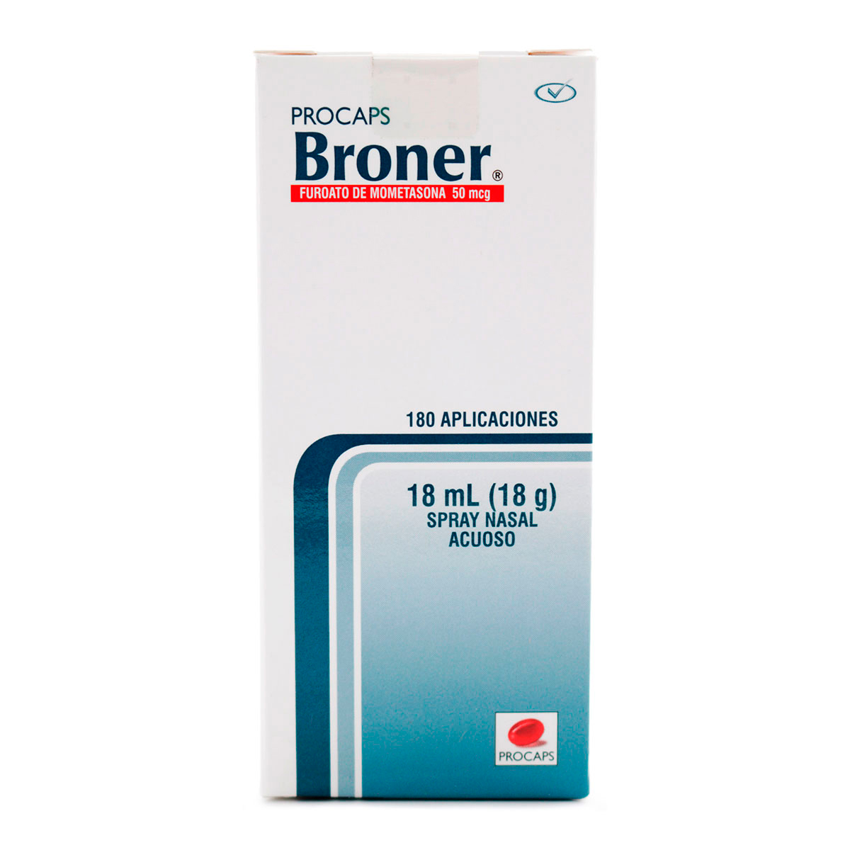 BRONER 0.50 MG INHALADOR 18 ML PC