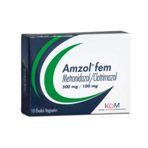 AMZOL FEM 500/100 MG 10 OVULOS ICOM