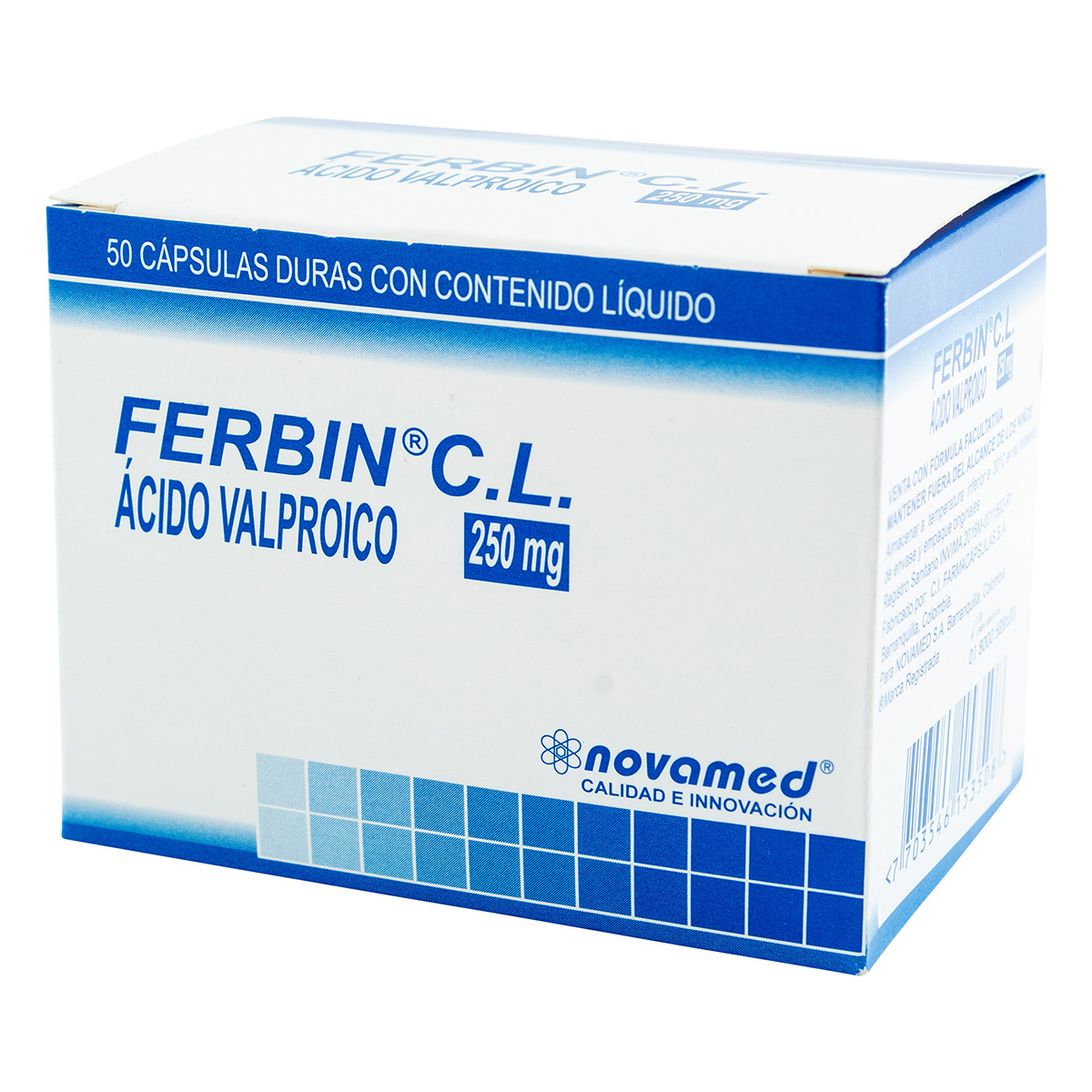 FERBIN CL 250 MG 50 CAPSULAS61000