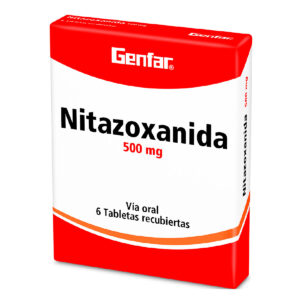 NITAZOXANIDA 500 MG 6 TBS GF