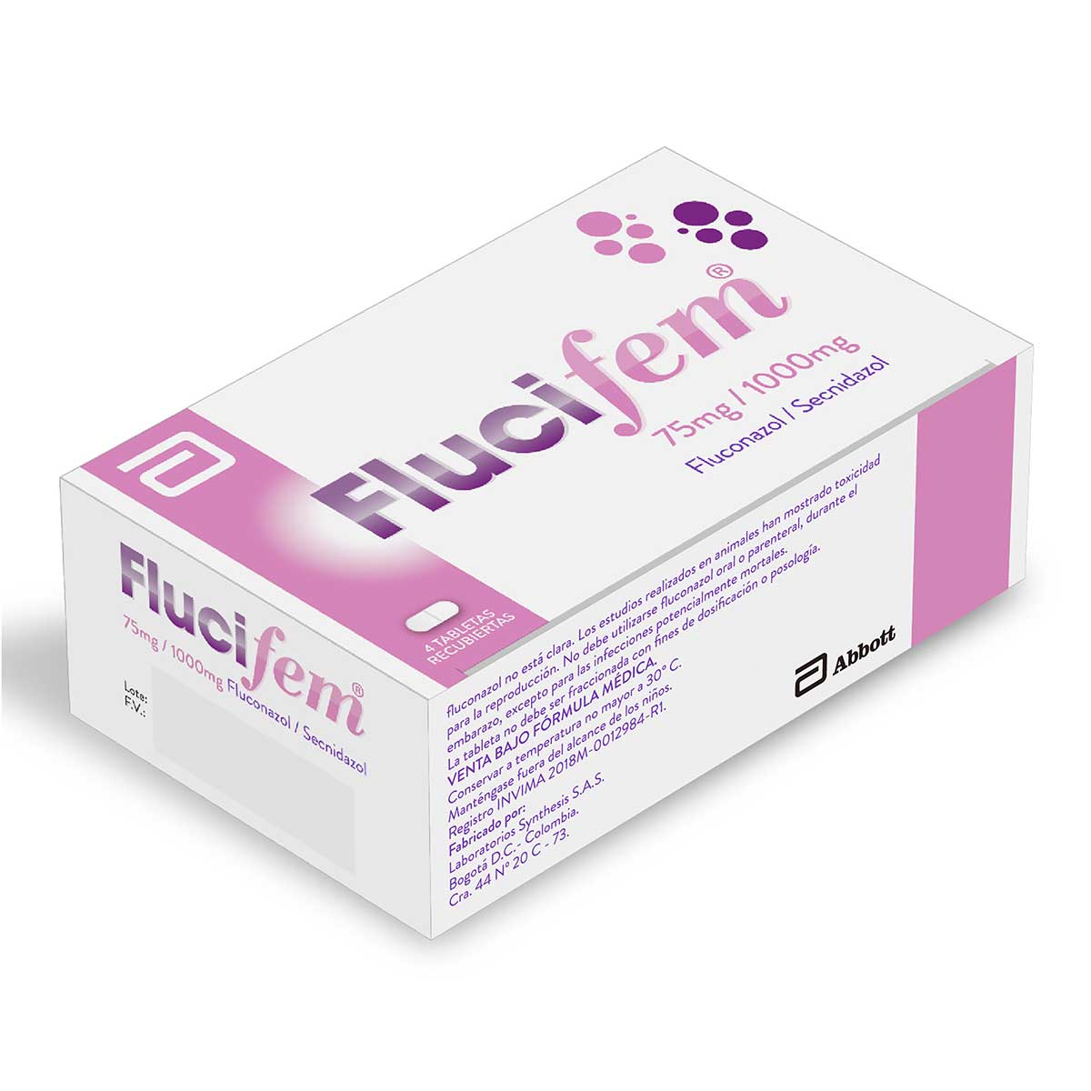 FLUCIFEM 4 TBS RECUBIERTAS