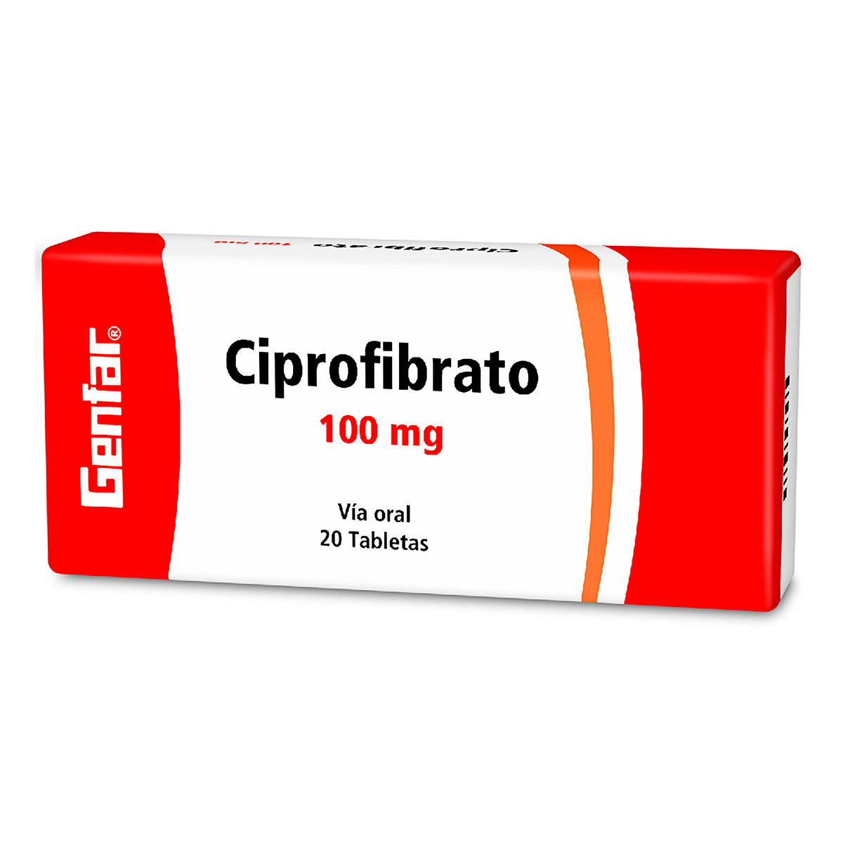 CIPROFIBRATO 100 MG 20 TBS GF17280
