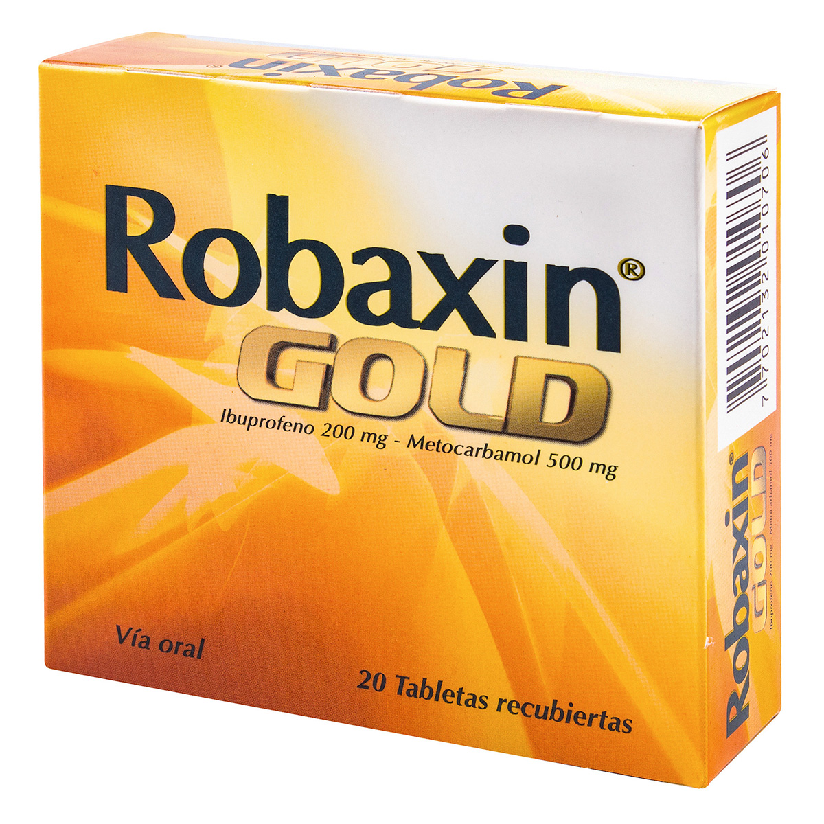 ROBAXIN GOLD 500 MG 20 TBS