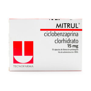MITRUL 15 MG 10 TABLETAS