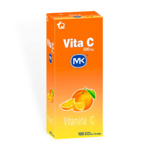 VITAMINA VITA C NARANJA MAST 100 TBS MK