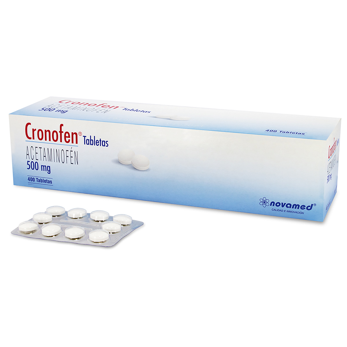 ACETAMINOFEN CRONOFEN 500 MG 400 TABS