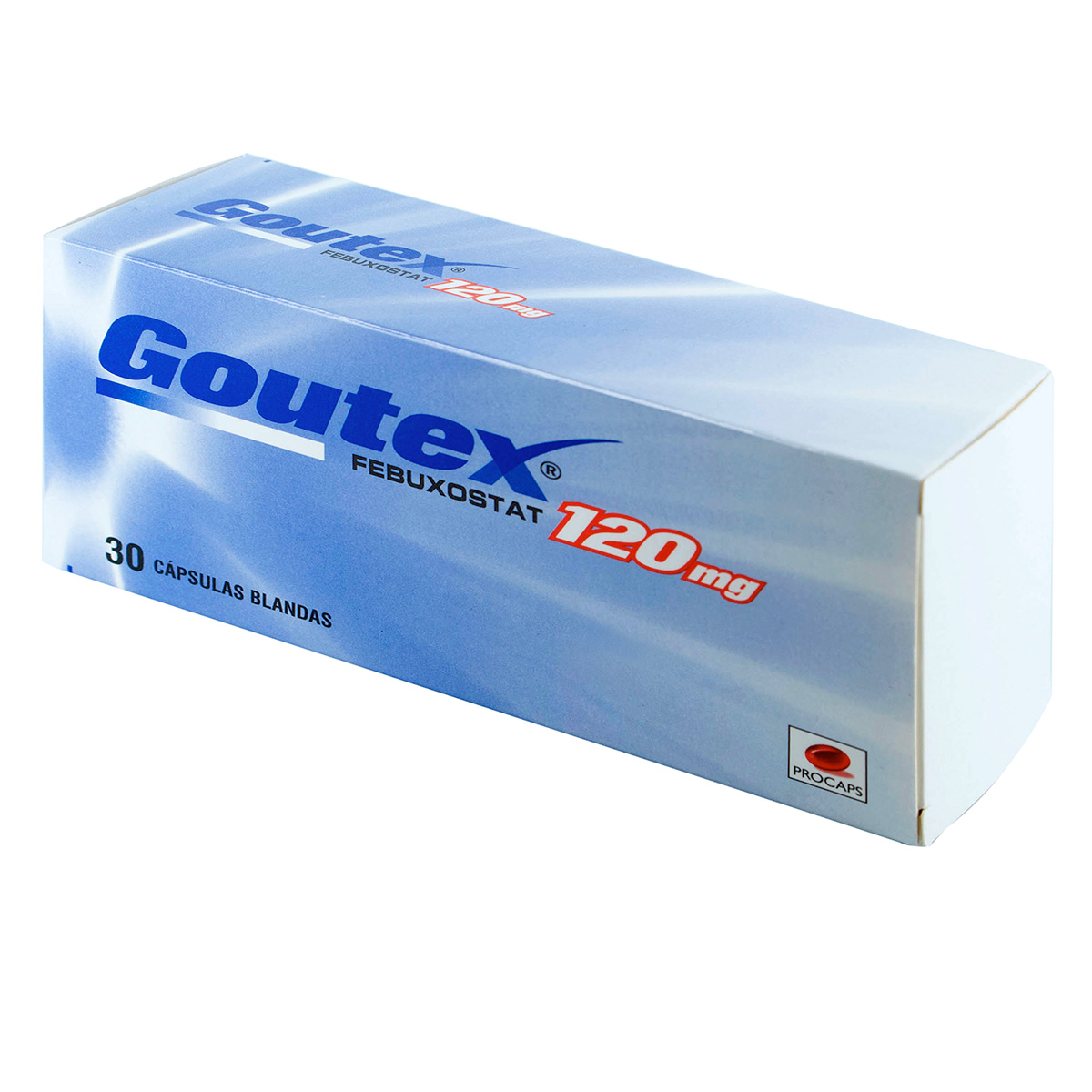 GOUTEX 120 MG 30 CAPSULAS BLANDAS