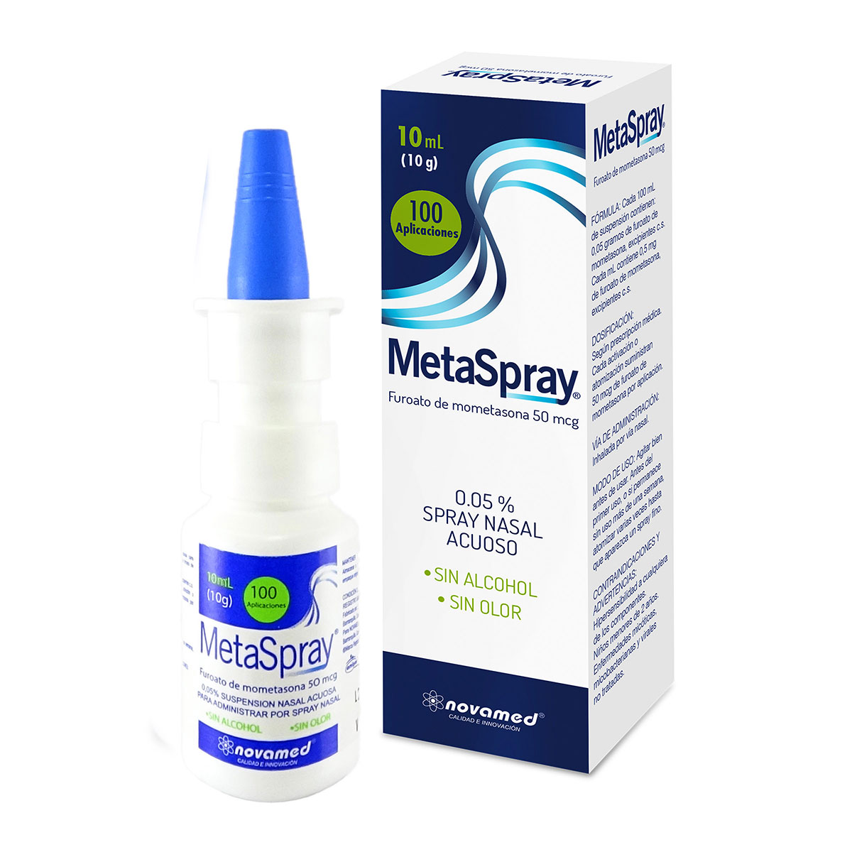 METASPRAY 10 GR 100 DOSIS