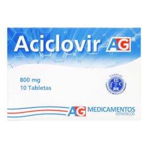 ACICLOVIR 800 MG 10 TABLETAS AG
