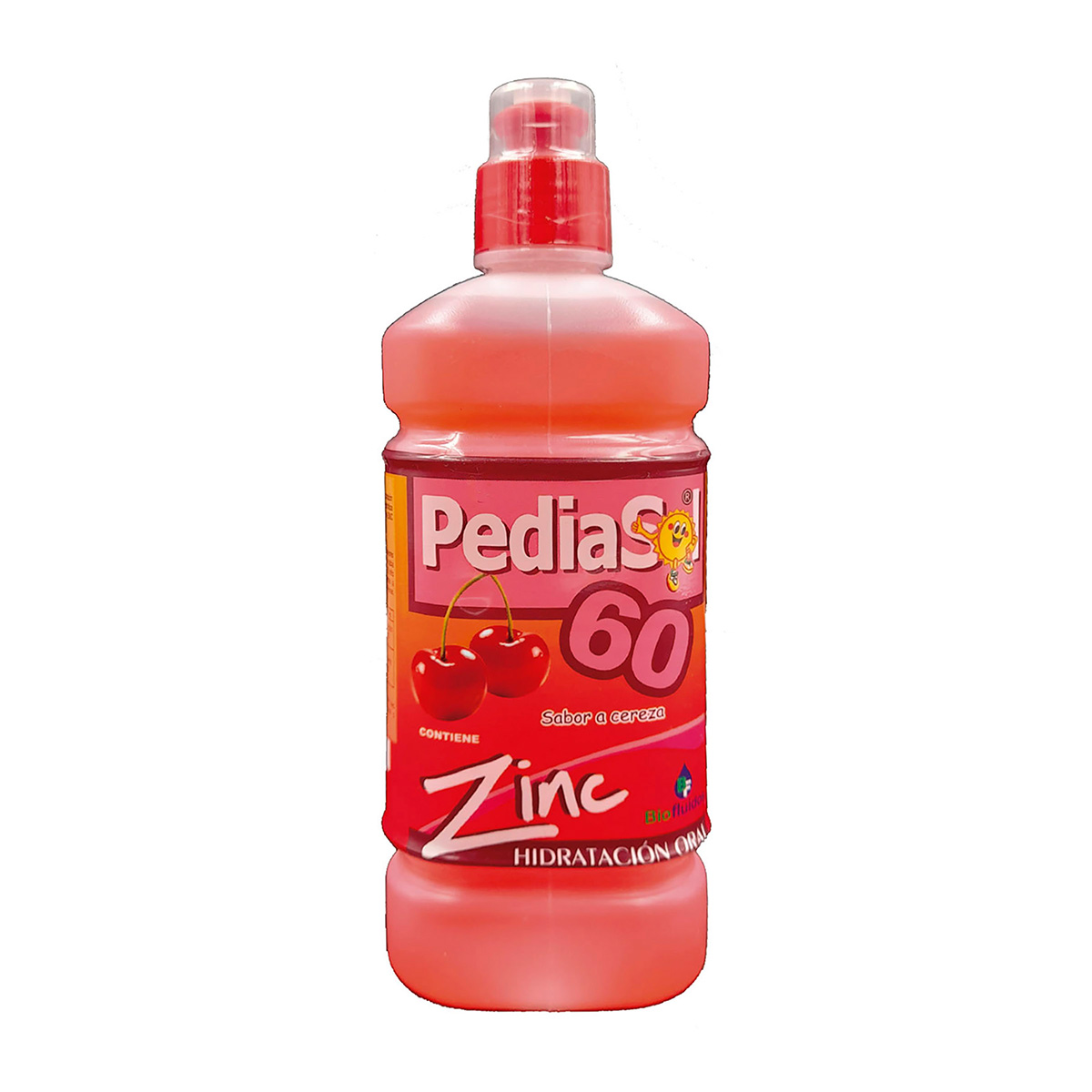 PEDIASOL ZINC 60 CEREZA 500 ML