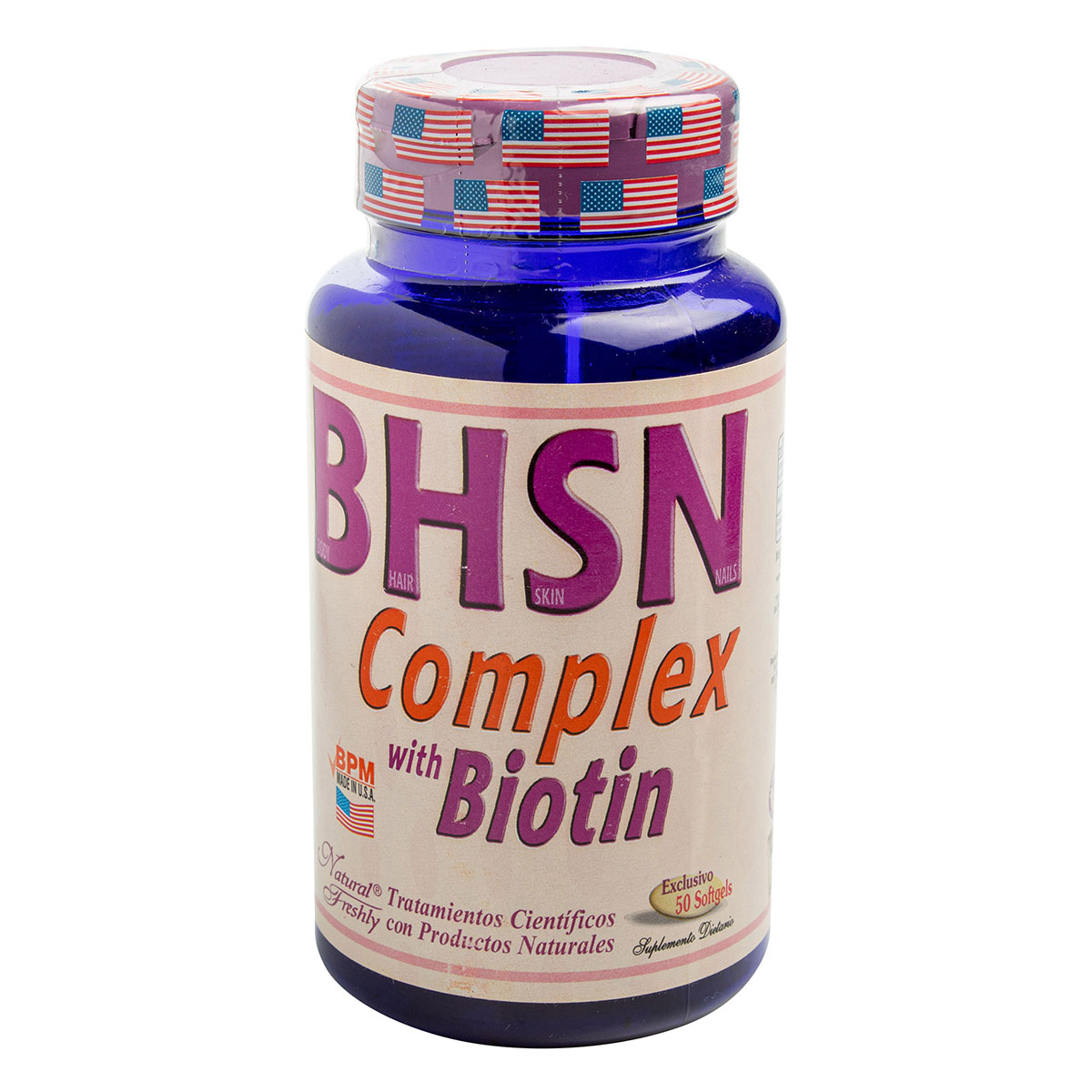 B.H.S.N BIOTINA COMPLEX 50 SOFTGELS.IVA