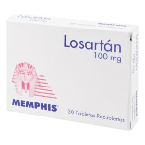 LOSARTAN 100 MG 30 TABLETAS MP