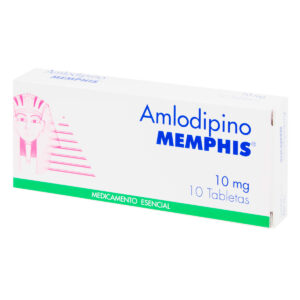 AMLODIPINO 10 MG 10 TABLETAS MP