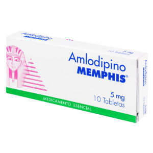 AMLODIPINO 5 MG 10 TABLETAS MP