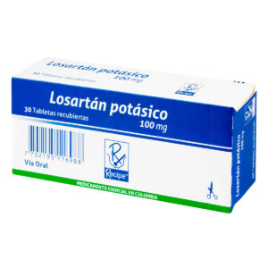 LOSARTAN 100 MG 30 TBS RC