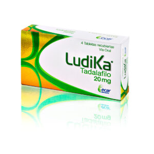 LUDIKA TADALAFILO 20 MG 4 TBS
