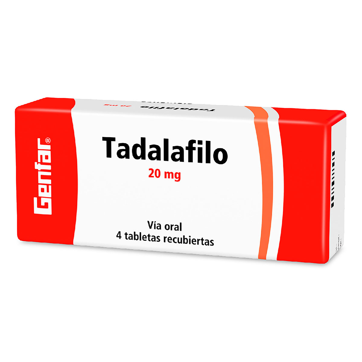TADALAFILO 20 MG 4 COMPRIMIDOS GF