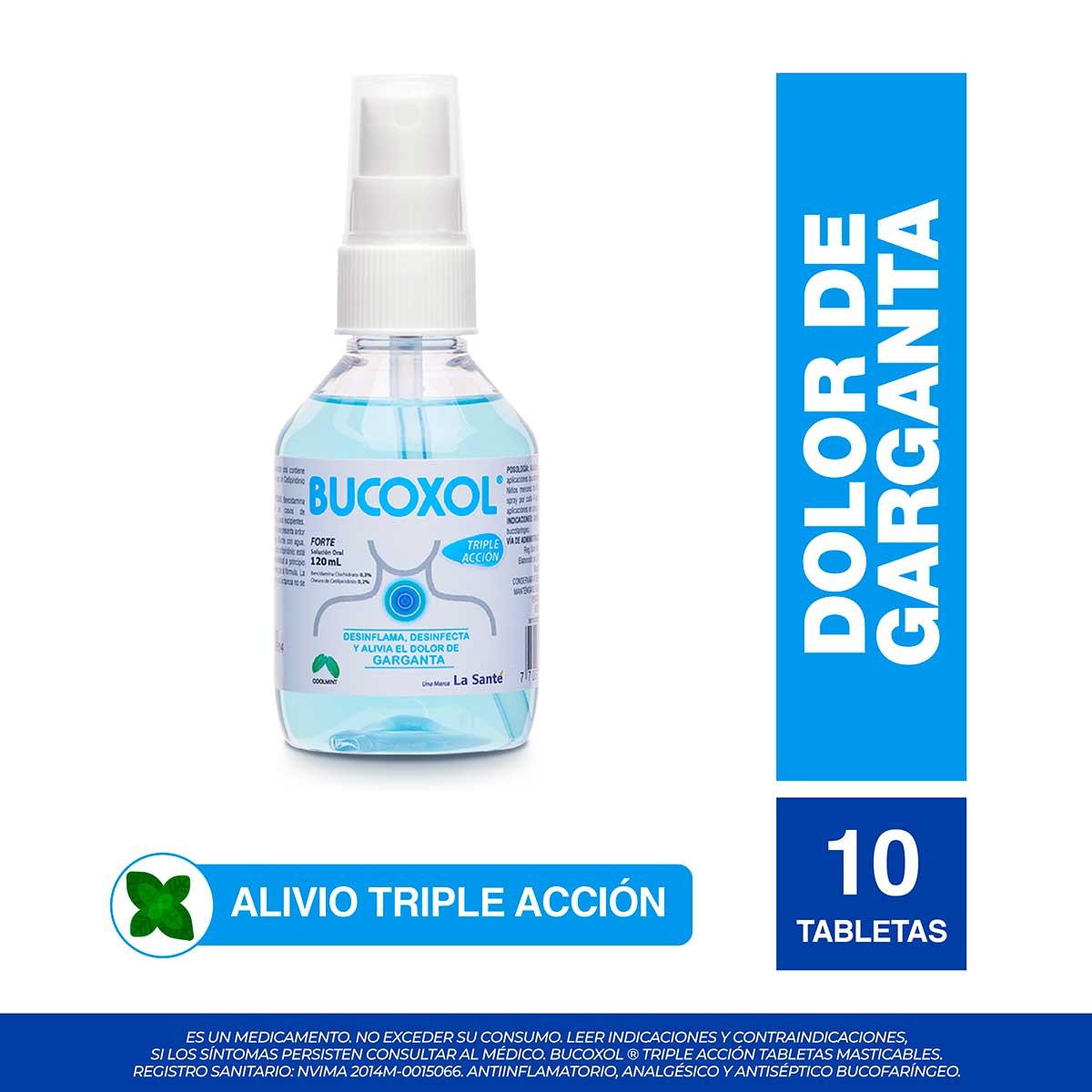 BUCOXOL SPRAY T.ACCION COOLMINT 120ML
