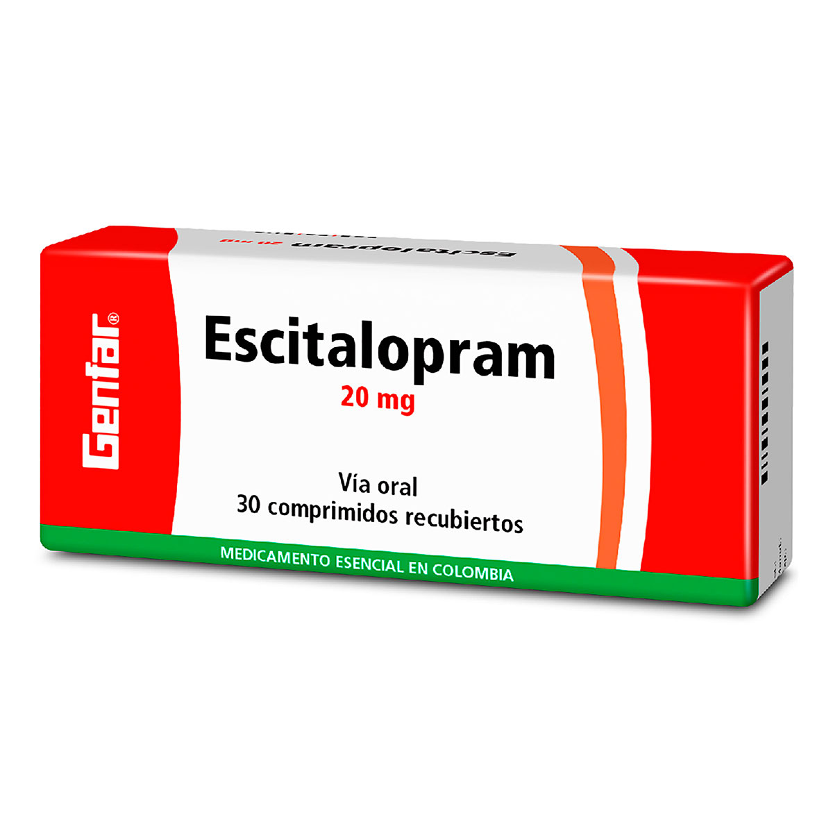 ESCITALOPRAM 20MG 30 COMPRIMIDOS GF