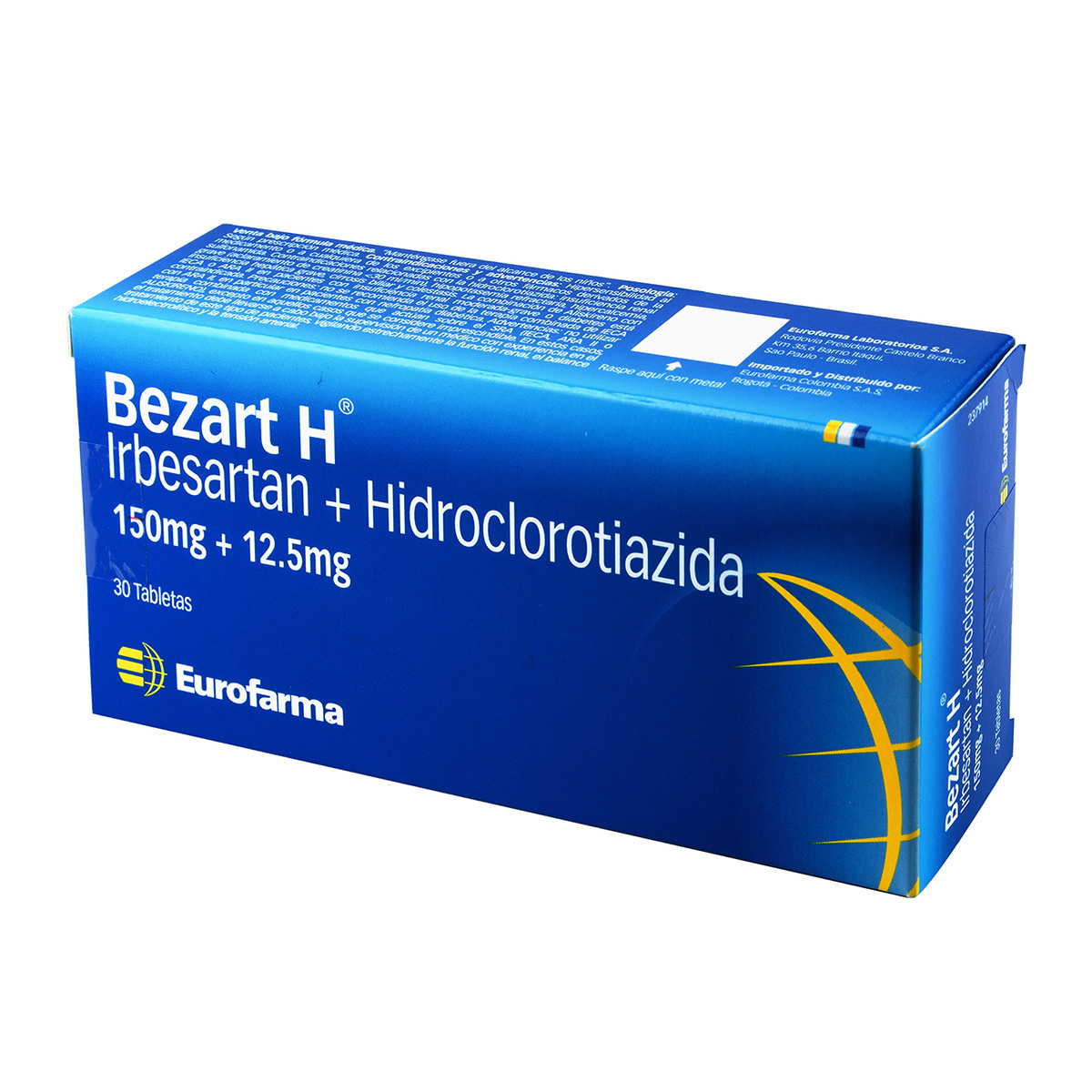 BEZART H 150/12.5 MG 30 TBS30420