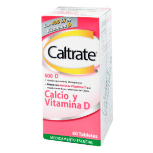 CALTRATE D 600 MG 400UI 60 TBS