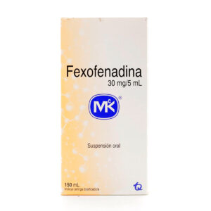 FEXOFENADINA 30Mg/5ML JARABE 150 ML MK