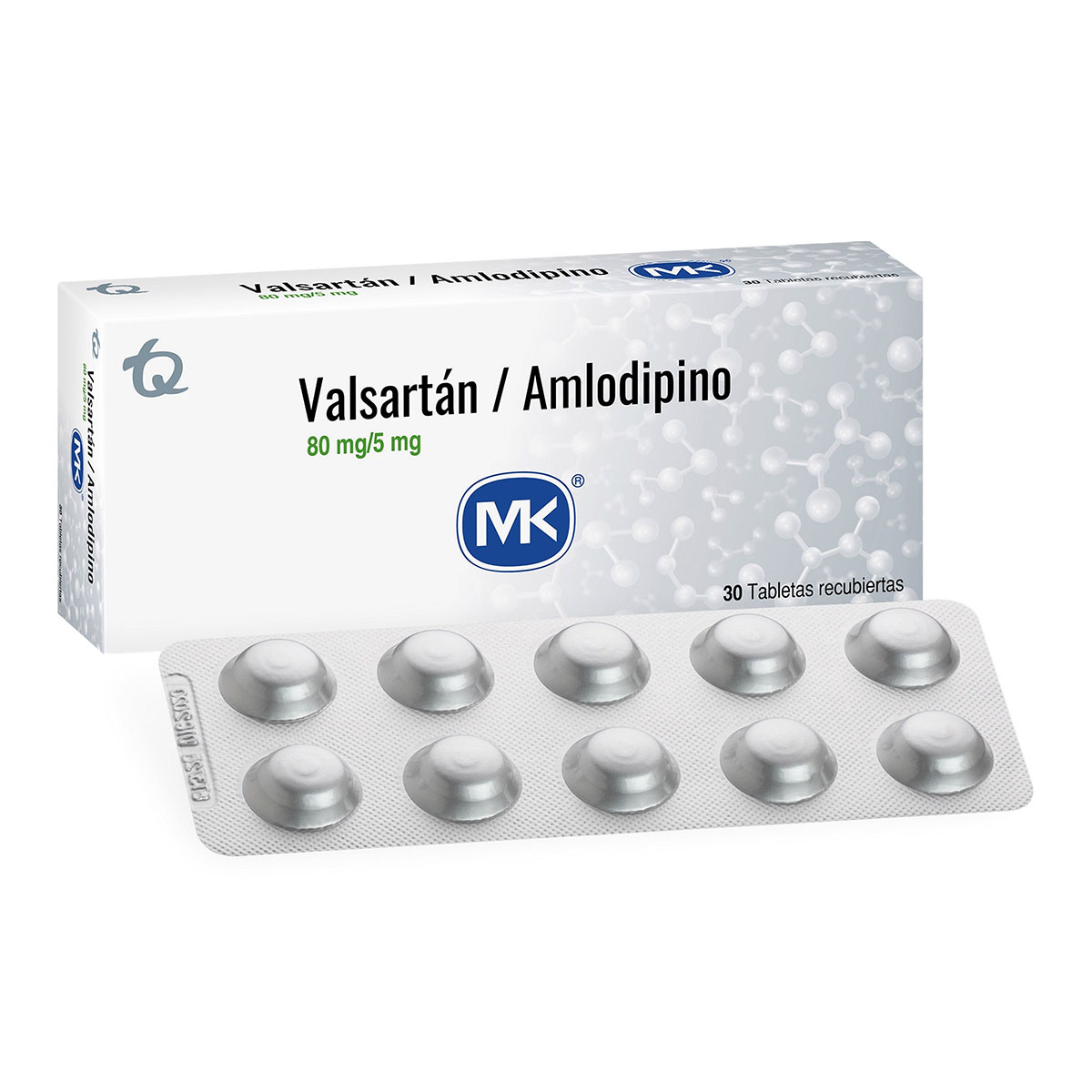 VALSARTAN AMLODI.80/5MG 30TBS MK27888