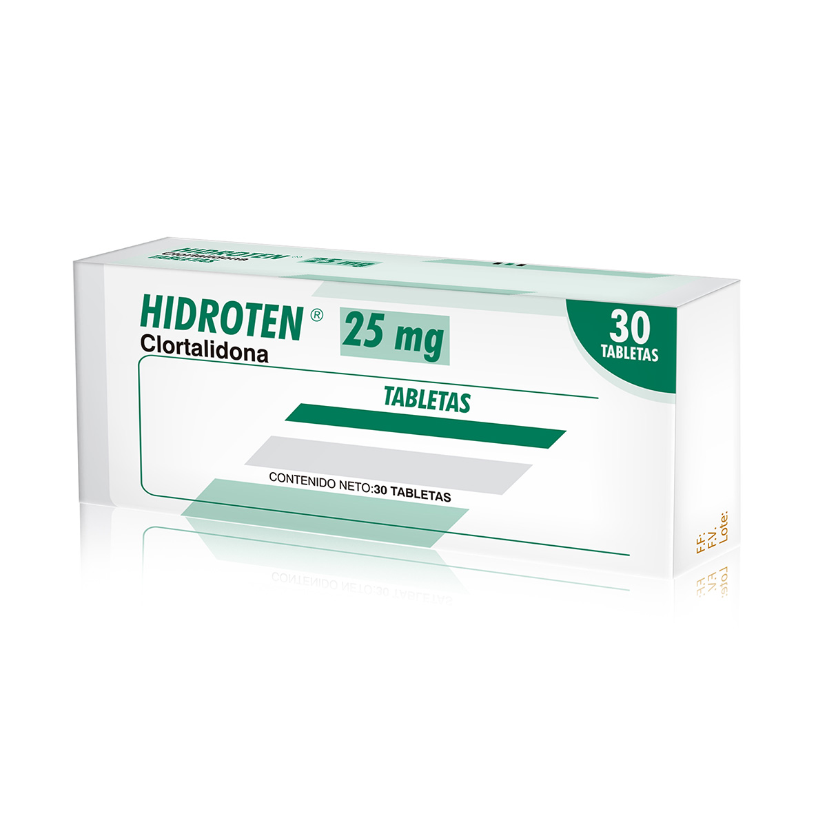 HIDROTEN 25 MG 30TABLETAS
