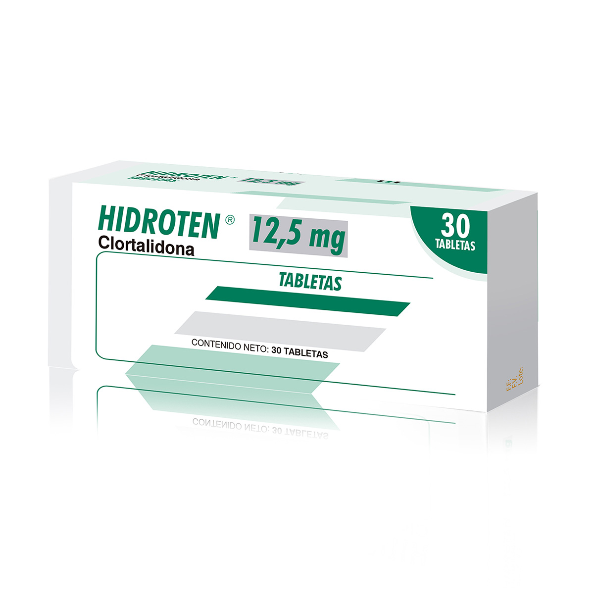 HIDROTEN 12.5 MG 30TABLETAS