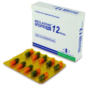 NIFEDIPINO BECLAZONE 30 MG 10 CAPSULAS